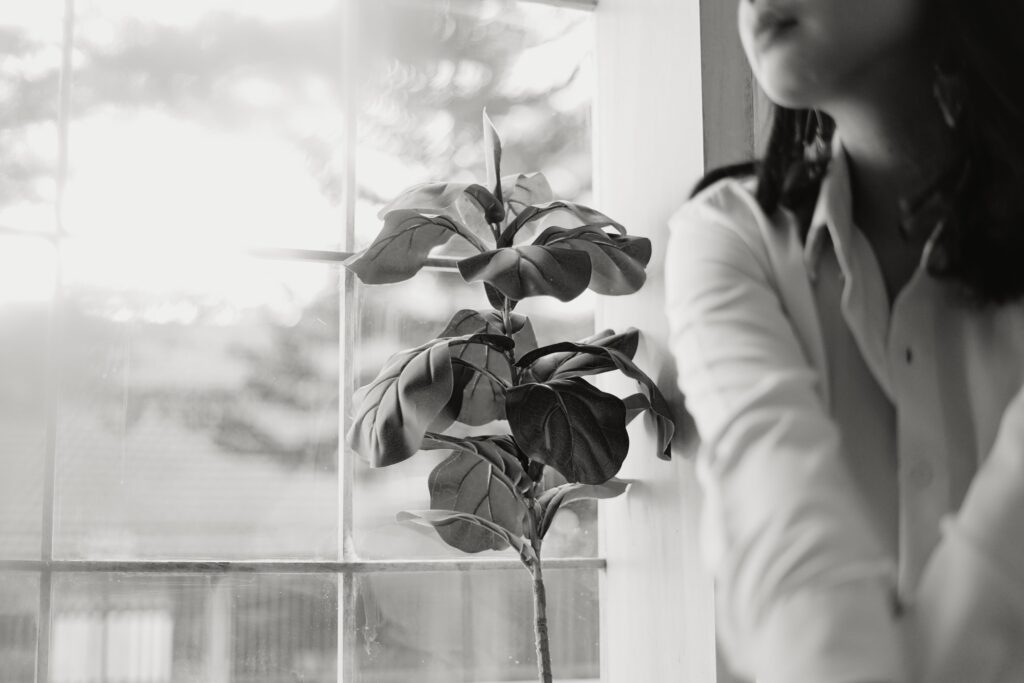 A window can be an excellent light source to naturally brighten your best vlogging camera setup